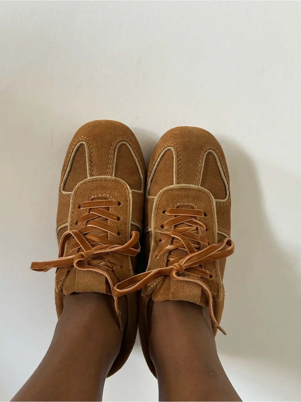 Kelsi Dagger Stover Tan Suede Lace-Up Sneakers Sz. 6.5 NWOT